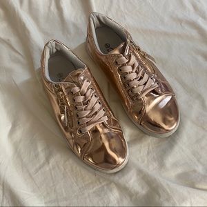 Rose Gold Sneakers